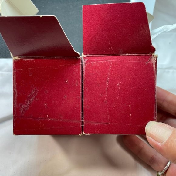 1982 Allegro Clear Plastic Floral Motif Napkin Holders Set of 8 Square Napkin - Picture 8 of 10